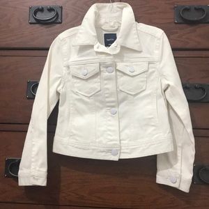 New w/o Tags: Gap White Denim Jacket